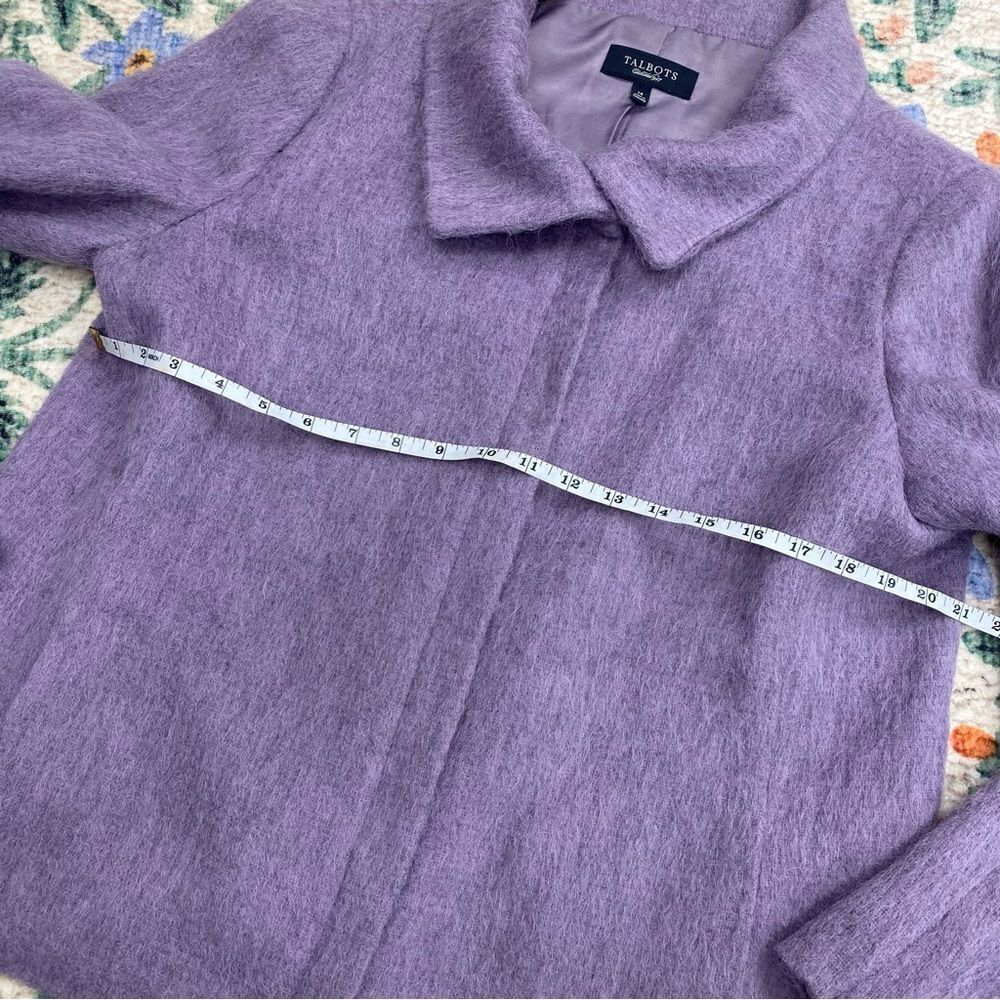Talbots Purple Women's Blazer - Picture 5 of 9